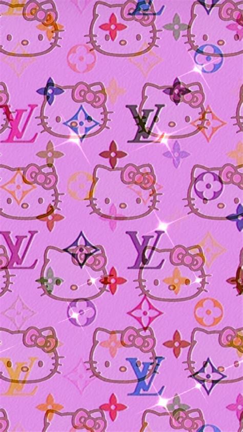 hello kitty louis vuitton wallpaper.